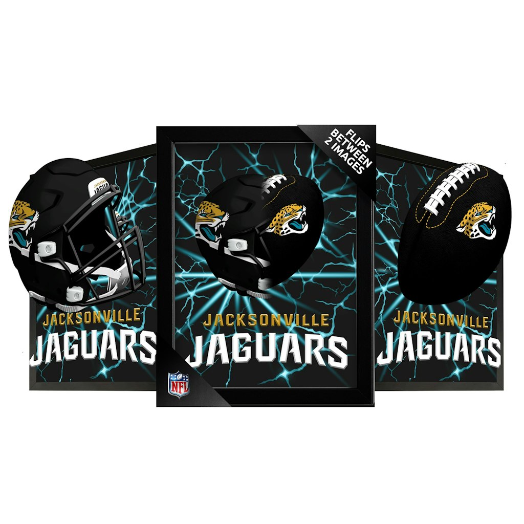 Jacksonville Jaguars 14" x 18" Framed 3D Lenticular Art: $39.99