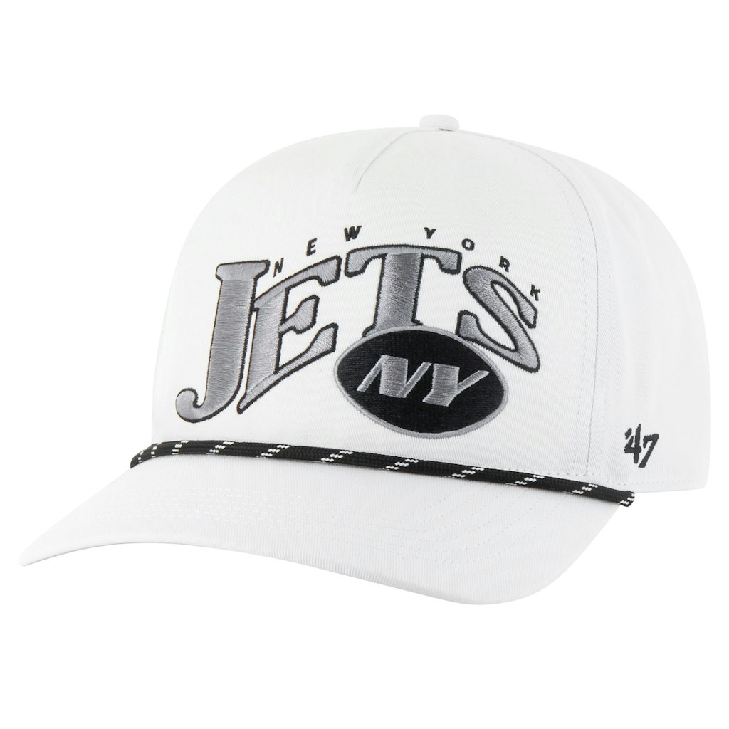 '47 New York Jets Wave Speckle Hitch Rope Adjustable Hat: $37.99 '47 New York Jets Wave Speckle Hitch Rope Adjustable Hat: $37.99