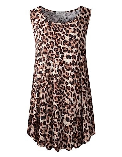 Larace Plus Size Sleeveless Summer Tunic: $19.53 Larace Plus Size Sleeveless Summer Tunic: $19.53