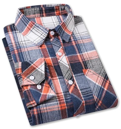 Cromoncent Men's Plaid Flannel Long Sleeve Button Down Shirt: $17.59 Cromoncent Men's Plaid Flannel Long Sleeve Button Down Shirt: $17.59