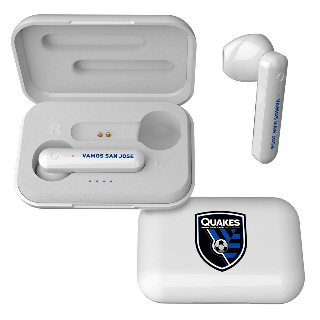 San Jose Earthquakes Wireless Earbuds: $44.99 San Jose Earthquakes Wireless Earbuds: $44.99