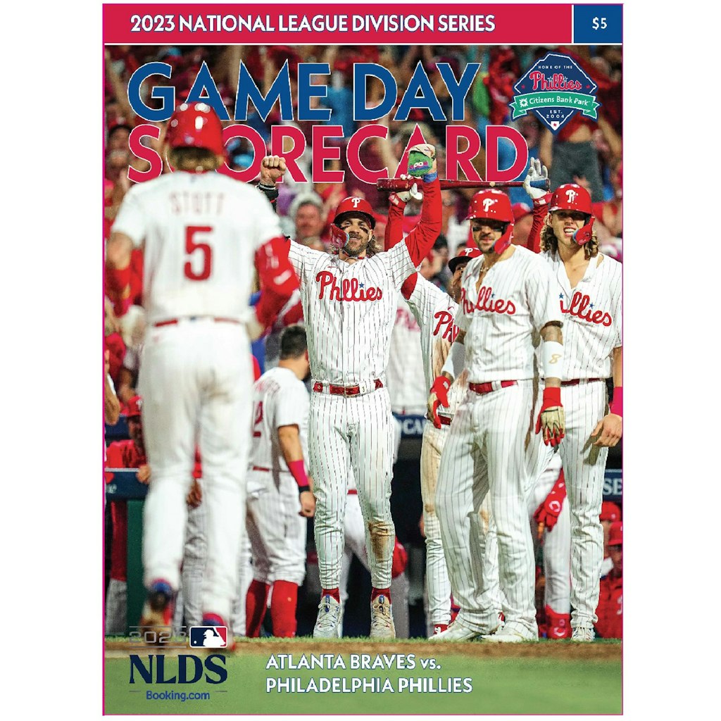 Philadelphia Phillies 2023 NL Division Series Scorecard: $4.99 Philadelphia Phillies 2023 NL Division Series Scorecard: $4.99