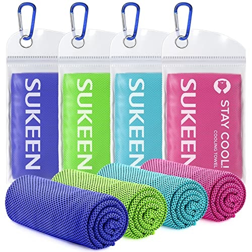 Sukeen 40" x 12" Cooling Towel 4-Pack: $14.99 Sukeen 40" x 12" Cooling Towel 4-Pack: $14.99