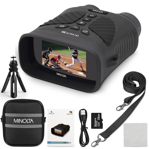 Minolta MNDM10B 4K Digital Night Vision Monocular Kit: $149 Minolta MNDM10B 4K Digital Night Vision Monocular Kit: $149
