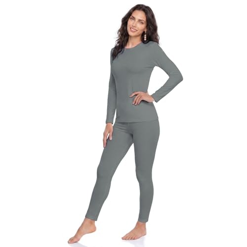 Weerti Women's Fleece Lined Thermal Long Johns Set: $24.99 Weerti Women's Fleece Lined Thermal Long Johns Set: $24.99