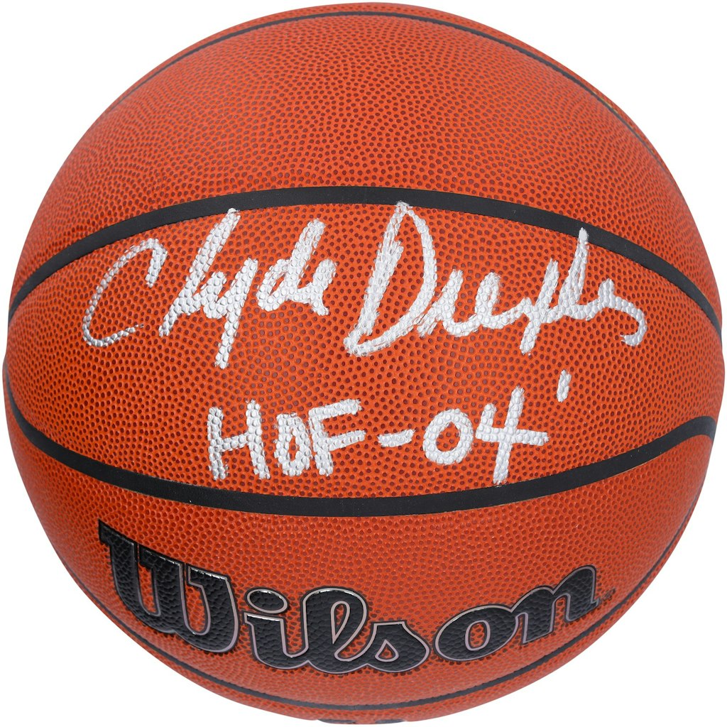 Clyde Drexler Autographed Wilson Authentic Series Basketball: $229.99 Clyde Drexler Autographed Wilson Authentic Series Basketball: $229.99