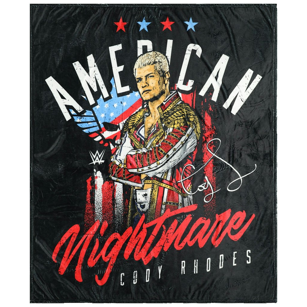 Cody Rhodes 50" x 60" American Nightmare Throw Blanket: $59.99 Cody Rhodes 50" x 60" American Nightmare Throw Blanket: $59.99