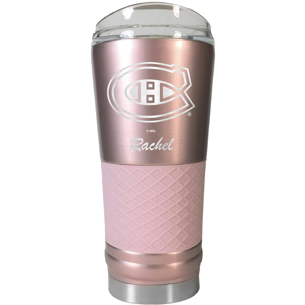 Montreal Canadiens 24-oz. Personalized Rose Gold Draft Tumbler: $39.99 Montreal Canadiens 24-oz. Personalized Rose Gold Draft Tumbler: $39.99