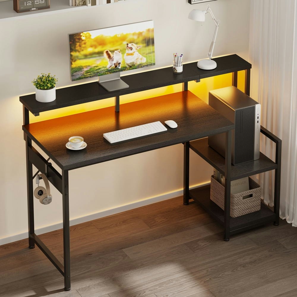 Casacomoda 48-Inch Computer Desk with Monitor Stand: $39.99