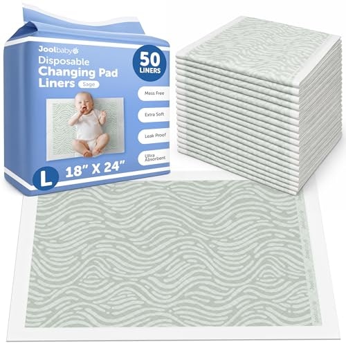 Jool Baby Disposable Changing Pad Liners 50-Count: $14.99 Jool Baby Disposable Changing Pad Liners 50-Count: $14.99