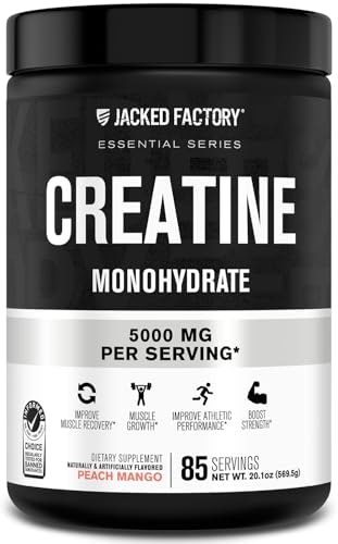 Jacked Factory Micronized Creatine Monohydrate Powder 425g: $17.98 Jacked Factory Micronized Creatine Monohydrate Powder 425g: $17.98