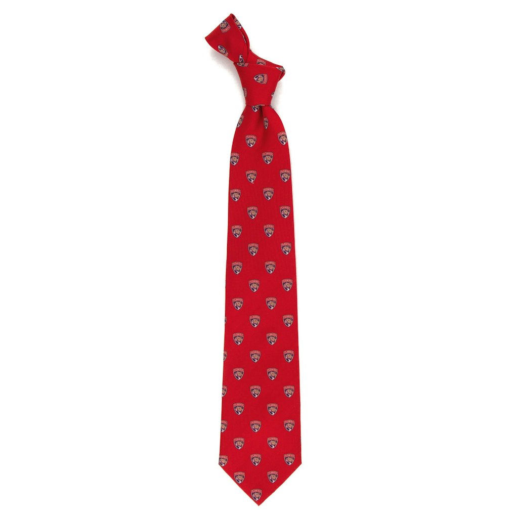 Florida Panthers Men's Woven Silk Tie: $48 Florida Panthers Men's Woven Silk Tie: $48