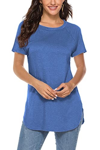 Newchoice Women's Short Sleeve Side Split Jersey T-Shirt: $14.99 Newchoice Women's Short Sleeve Side Split Jersey T-Shirt: $14.99