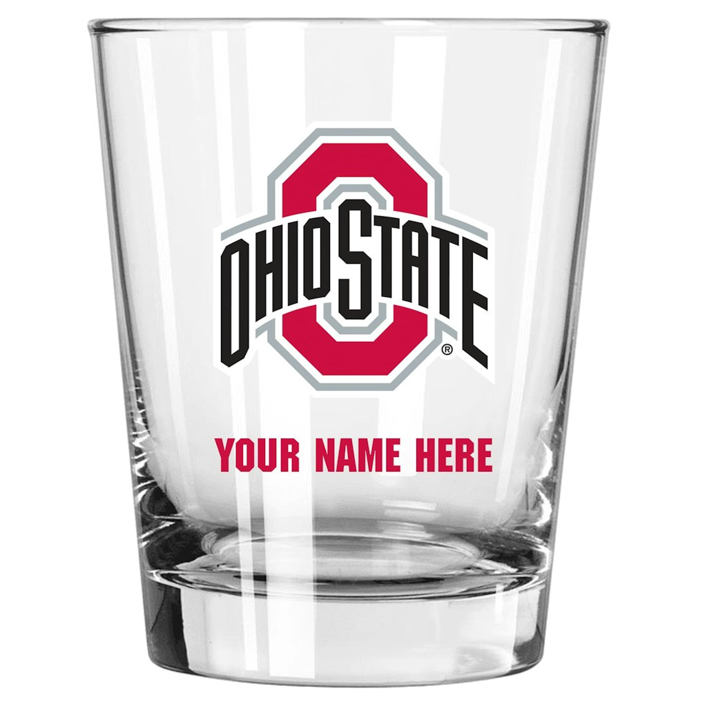 Ohio State Buckeyes 15oz. Double Old Fashioned Glass: $39.99 Ohio State Buckeyes 15oz. Double Old Fashioned Glass: $39.99