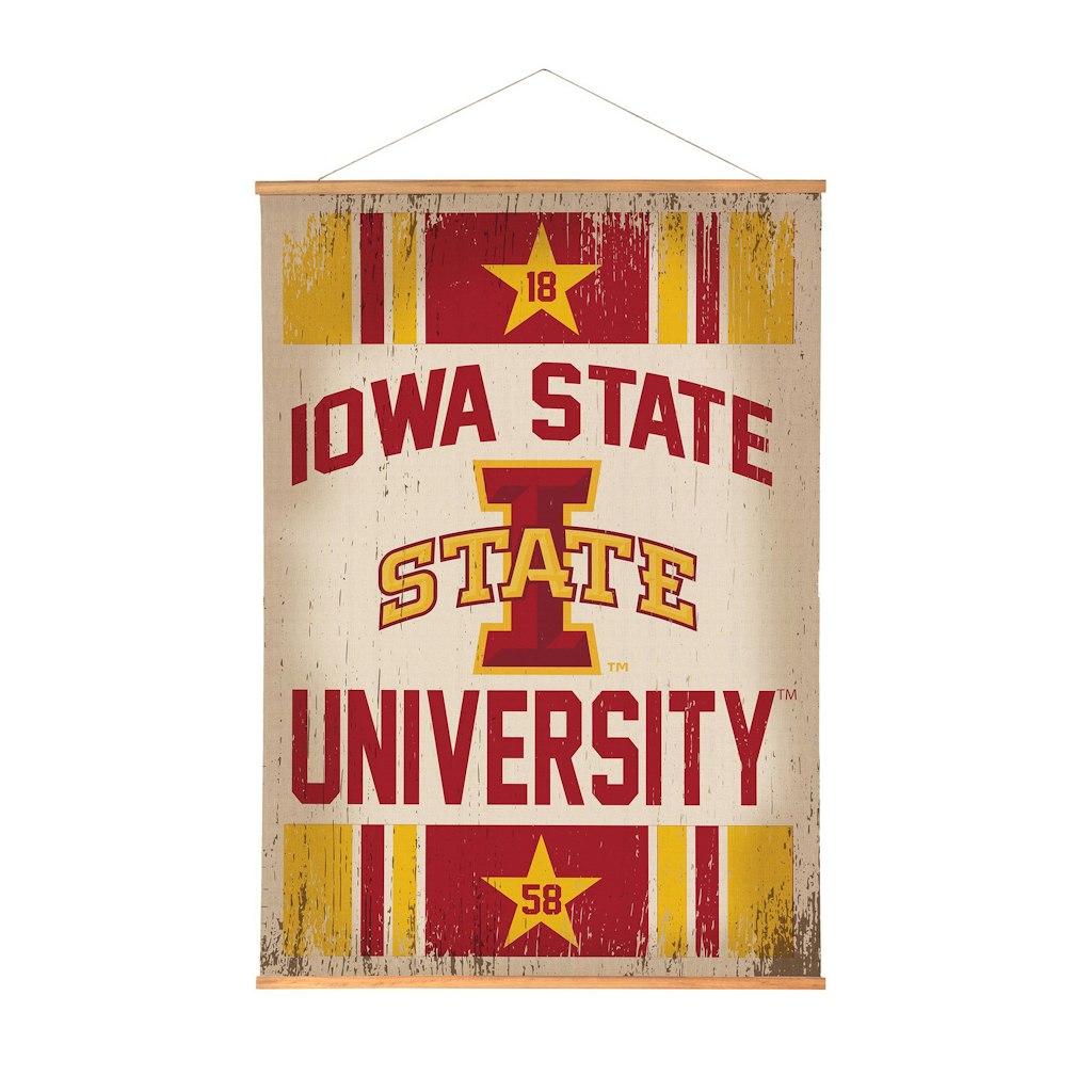 Iowa State Cyclones 36" x 54" Canvas Wall Art Tapestry: $129.99 Iowa State Cyclones 36" x 54" Canvas Wall Art Tapestry: $129.99
