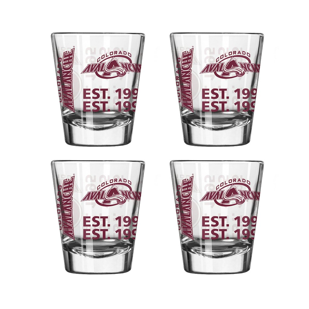 Colorado Avalanche 2oz. Shot Glass 4-Pack: $29.99 Colorado Avalanche 2oz. Shot Glass 4-Pack: $29.99