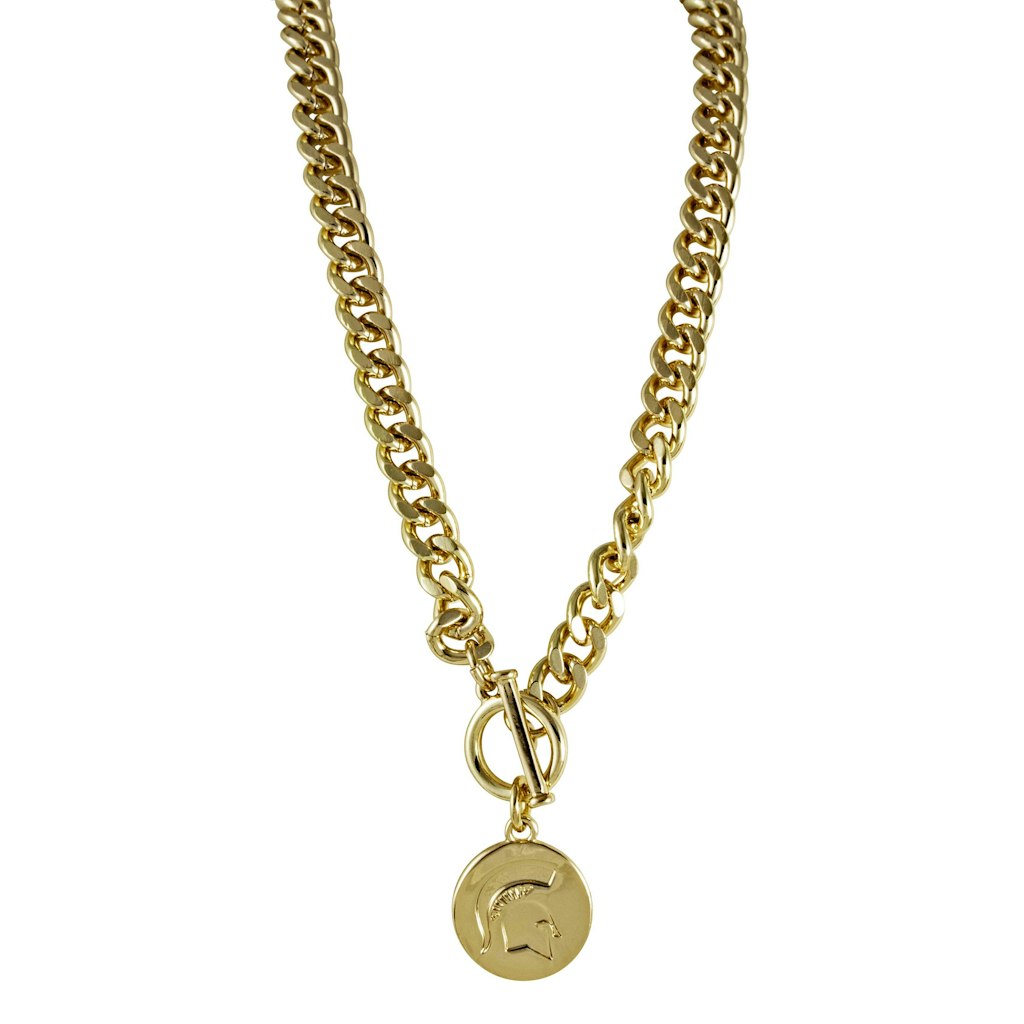 Michigan State Spartans Ramsey Gold Necklace: $42.99 Michigan State Spartans Ramsey Gold Necklace: $42.99