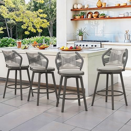 Cozyman 360-Degree Swivel Wicker Bar Stool 4-Pack: $480.24 Cozyman 360-Degree Swivel Wicker Bar Stool 4-Pack: $480.24