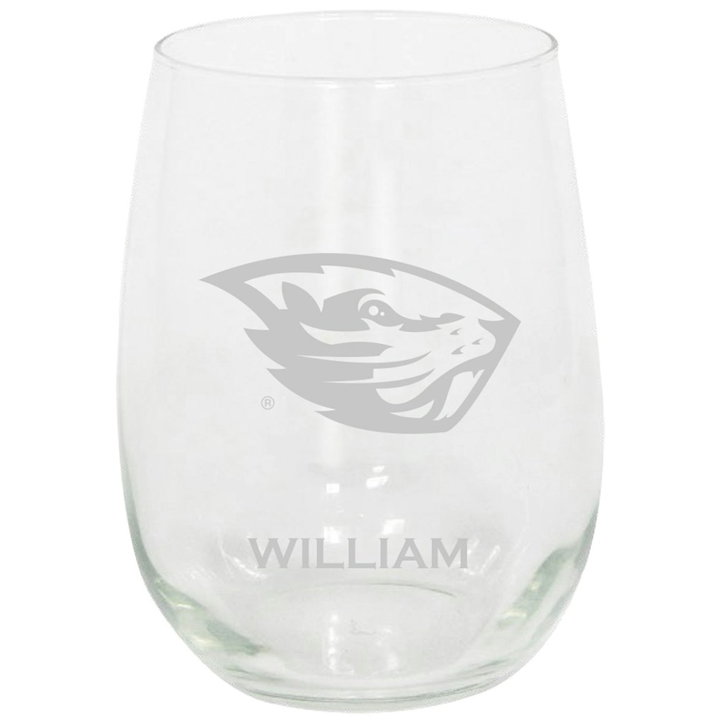 Oregon State Beavers 15-oz. Stemless Etched Glass Tumbler: $34.99 Oregon State Beavers 15-oz. Stemless Etched Glass Tumbler: $34.99