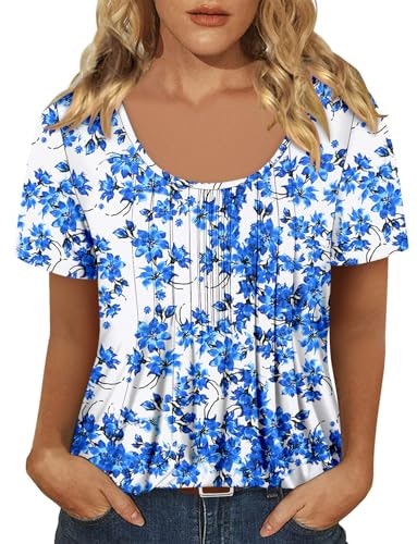 Onlypuff Women's Short Sleeve Flowy Tunic Blouse: $8.05 Onlypuff Women's Short Sleeve Flowy Tunic Blouse: $8.05