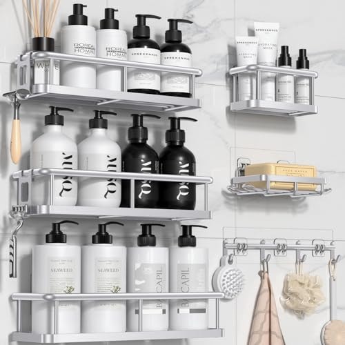 Yasonic Adhesive Shower Caddy 6-Pack: $22.94 Yasonic Adhesive Shower Caddy 6-Pack: $22.94