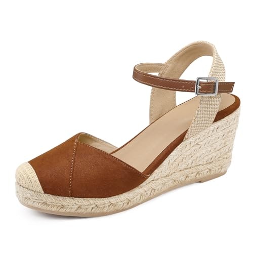 Qonetic Women's Espadrille Wedge Sandals: $30.59 Qonetic Women's Espadrille Wedge Sandals: $30.59