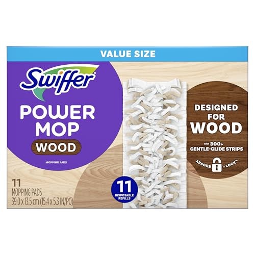 Swiffer PowerMop Wood Floor Mopping Pad Refills 11-Count: $16.99 Swiffer PowerMop Wood Floor Mopping Pad Refills 11-Count: $16.99