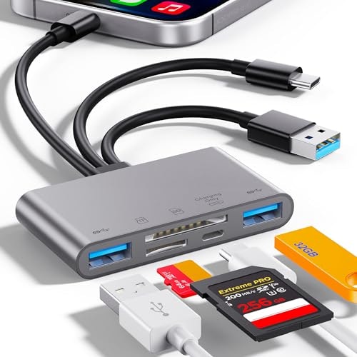 5-in-1 USB 3.0 SD and TF Card Reader Adapter: $14.39 5-in-1 USB 3.0 SD and TF Card Reader Adapter: $14.39