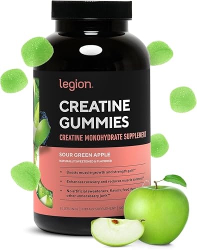 Legion Creatine Monohydrate Gummies 30-Serving Bottle: $25.99 Legion Creatine Monohydrate Gummies 30-Serving Bottle: $25.99