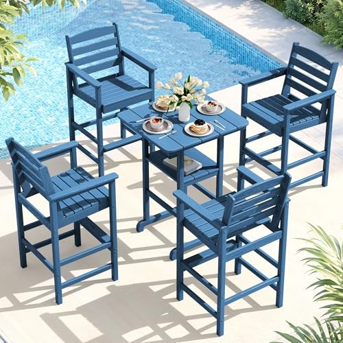 Serwall 5-Piece Bar Height Pub Table and Chair Set: $469.99