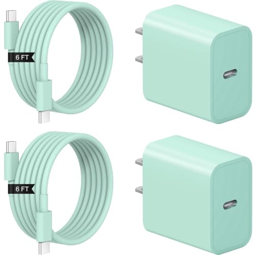 20W USB-C Wall Charger and 6-Foot Cable 4-Pack: $22.93 20W USB-C Wall Charger and 6-Foot Cable 4-Pack: $22.93