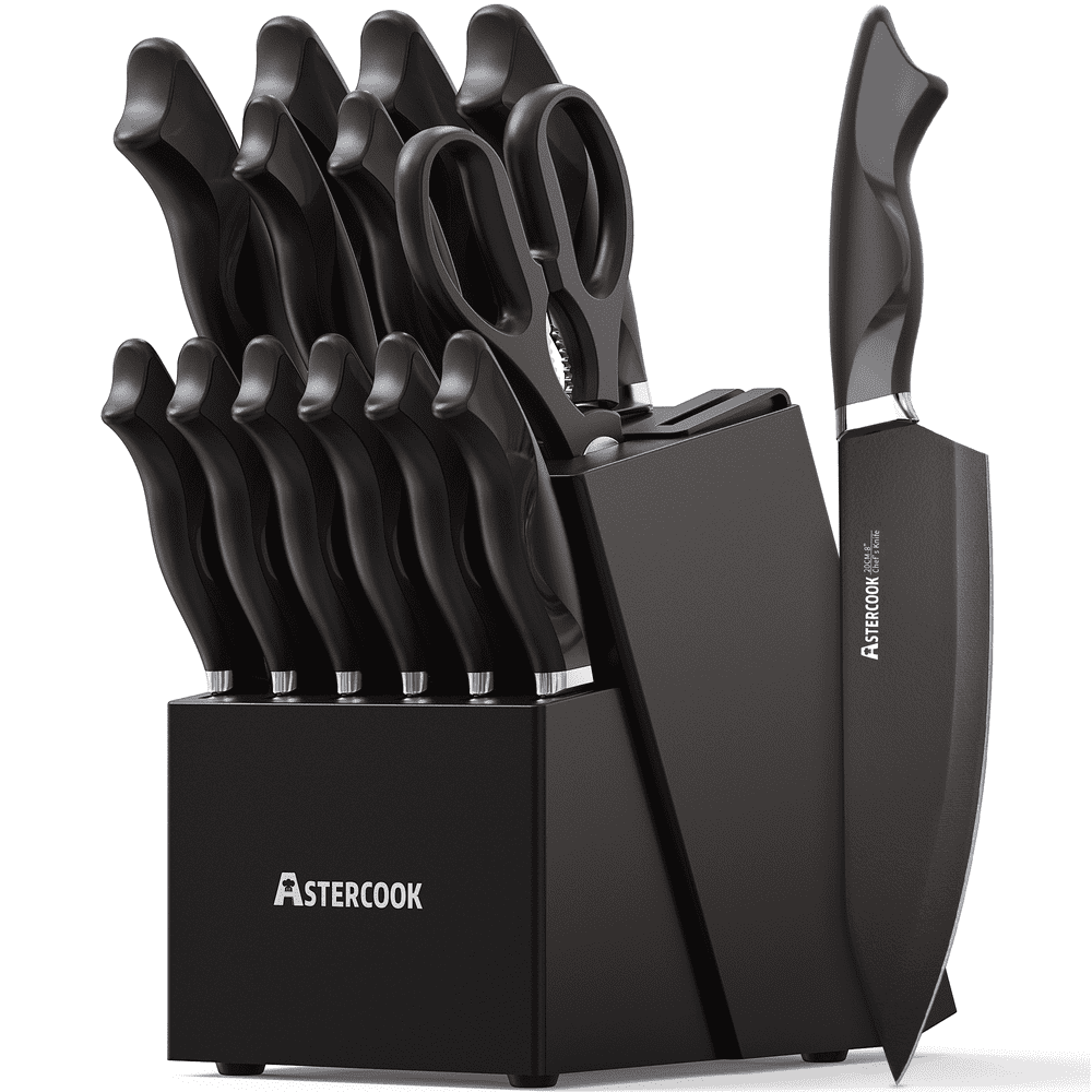 Astercook 15-Piece Kitchen Knife Set: $37.99 Astercook 15-Piece Kitchen Knife Set: $37.99