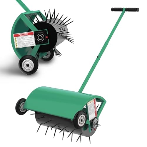 Hubiiett 24-Inch Rolling Lawn Aerator: $161.49 Hubiiett 24-Inch Rolling Lawn Aerator: $161.49
