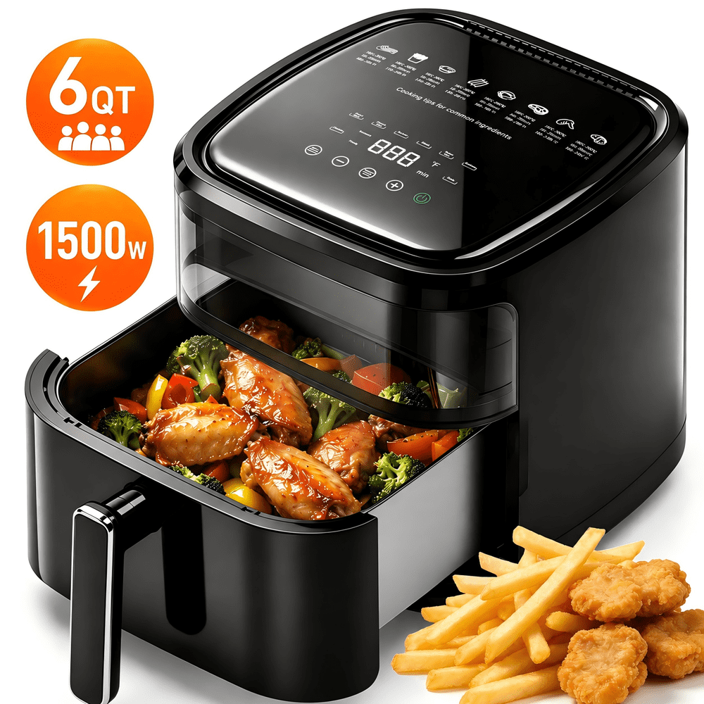 Freshdew 6-Quart 8-in-1 Digital Air Fryer: $54.89 Freshdew 6-Quart 8-in-1 Digital Air Fryer: $54.89