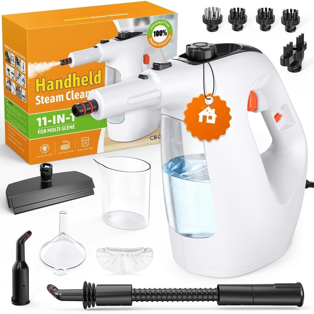 Exluvon 1,500W Handheld Steam Cleaner: $44.99 Exluvon 1,500W Handheld Steam Cleaner: $44.99