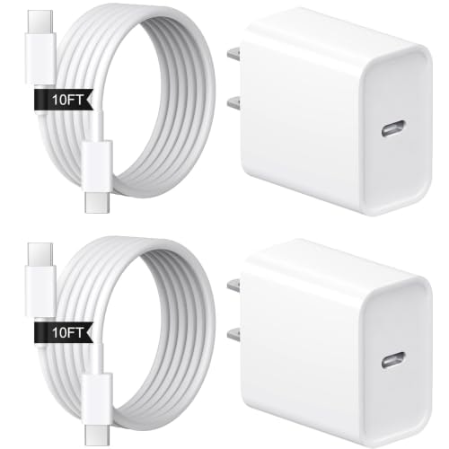 20W USB-C Wall Charger and 10-Foot Cable 2-Pack: $20.68 20W USB-C Wall Charger and 10-Foot Cable 2-Pack: $20.68