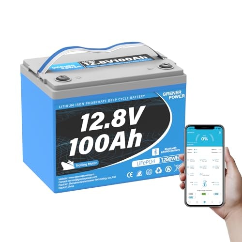 Grenerpower 12V 100Ah LiFePO4 Trolling Motor Battery: $151.49 Grenerpower 12V 100Ah LiFePO4 Trolling Motor Battery: $151.49