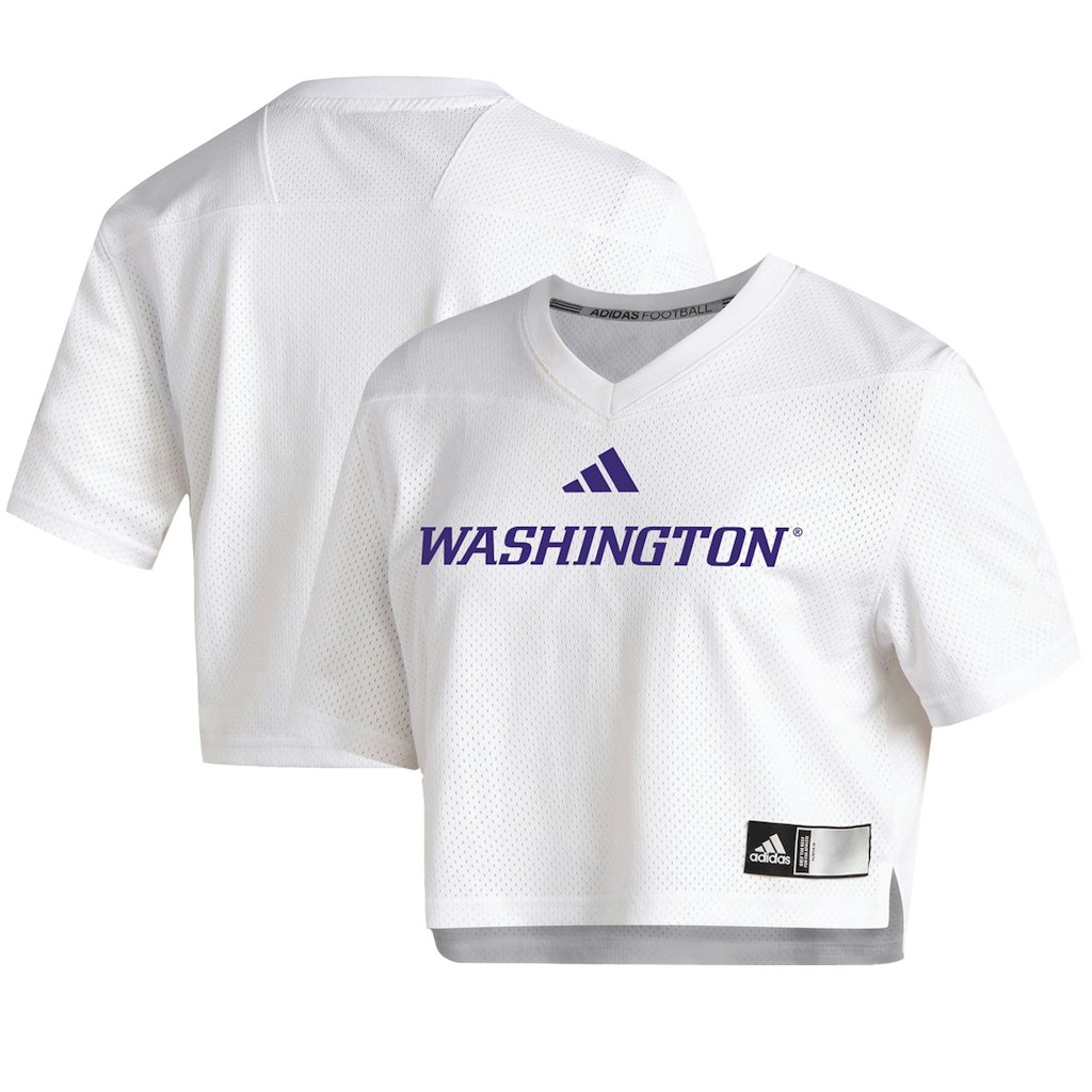 Women's Adidas Washington Huskies Cropped Jersey: $69.99 Women's Adidas Washington Huskies Cropped Jersey: $69.99
