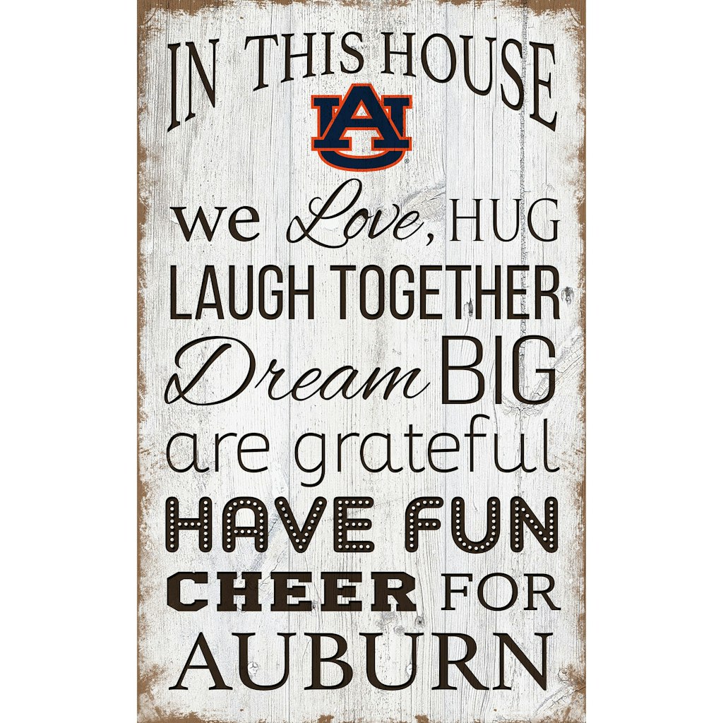 Auburn Tigers 11'' x 19'' Team Sign: $39.99 Auburn Tigers 11'' x 19'' Team Sign: $39.99