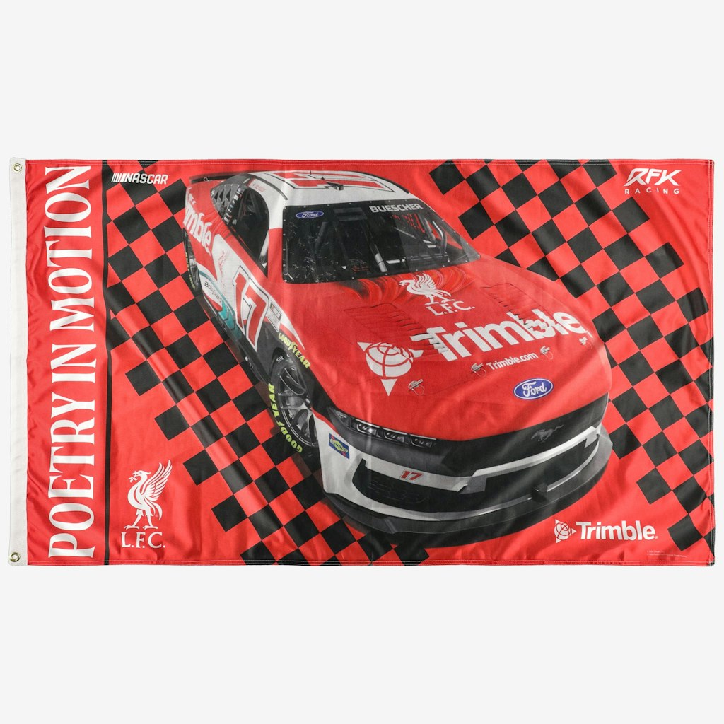Rico Industries Chris Buescher x Liverpool 3'x5' Flag: $59.99 Rico Industries Chris Buescher x Liverpool 3'x5' Flag: $59.99