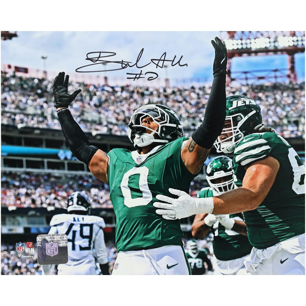 Braelon Allen New York Jets Autographed 8" x 10" Photograph: $69.99 Braelon Allen New York Jets Autographed 8" x 10" Photograph: $69.99