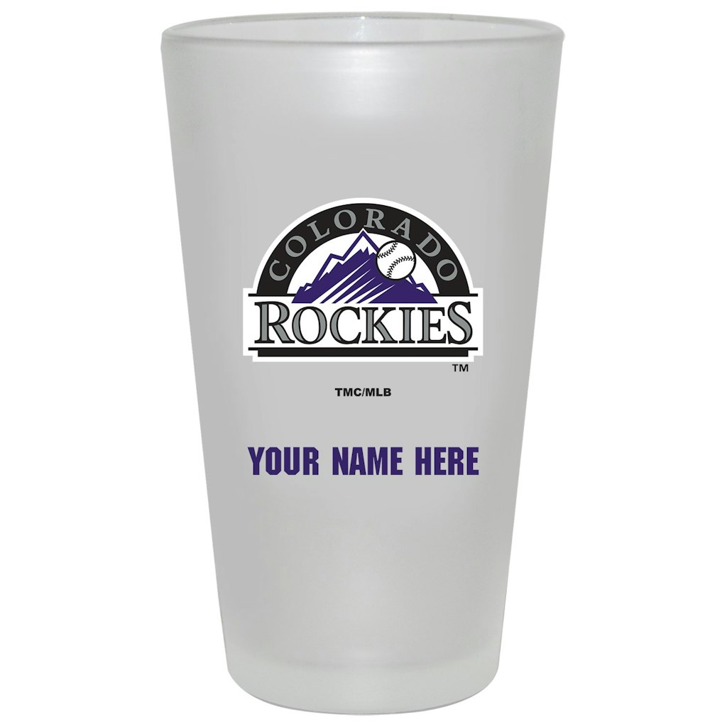 Colorado Rockies 16-oz. Personalized Pint Glass: $39.99 Colorado Rockies 16-oz. Personalized Pint Glass: $39.99