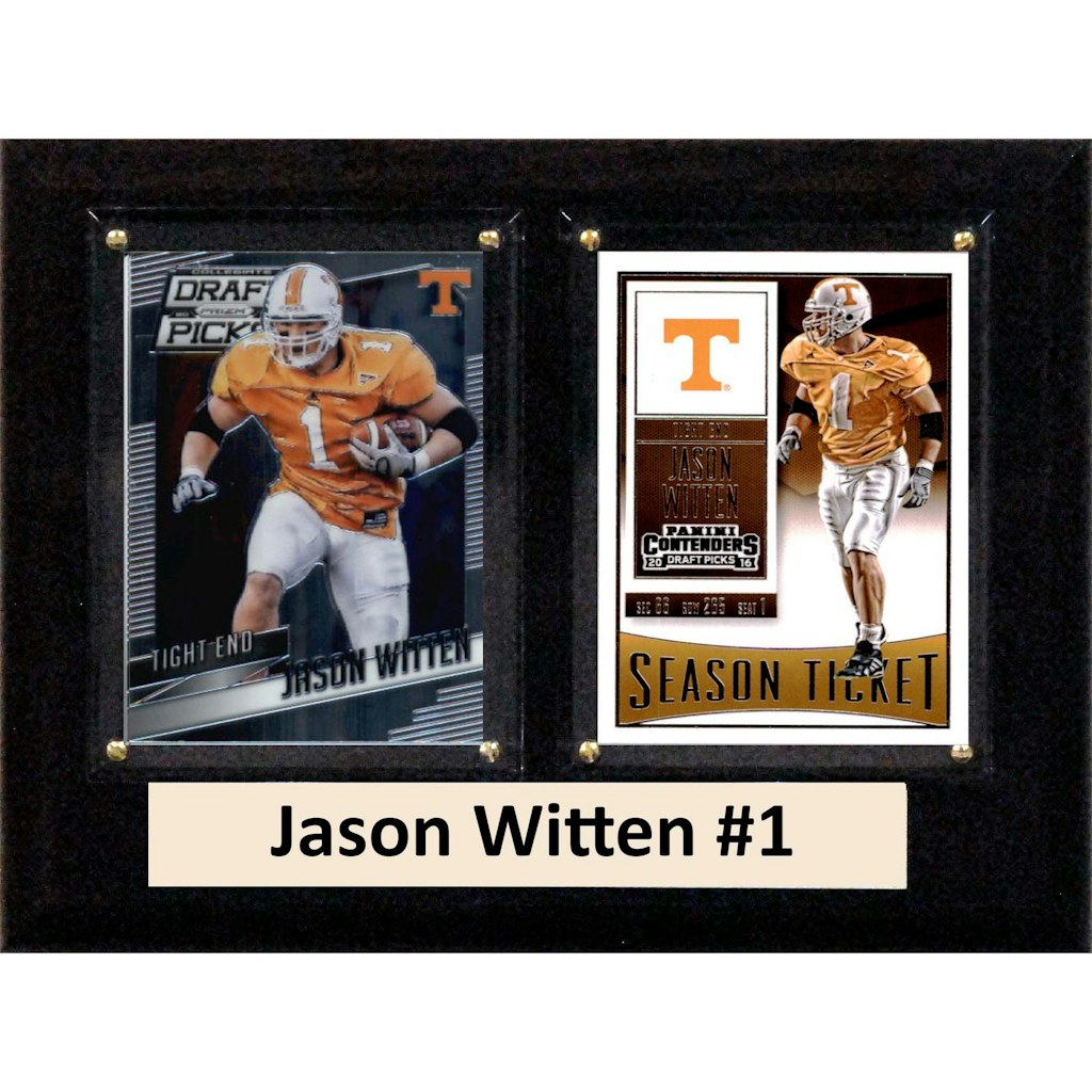 Jason Witten Tennessee Volunteers 6" x 8" Plaque: $29.99 Jason Witten Tennessee Volunteers 6" x 8" Plaque: $29.99