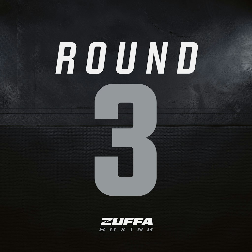 Zuffa Boxing Event-Used Round 3 Ring Card: $99.99 Zuffa Boxing Event-Used Round 3 Ring Card: $99.99