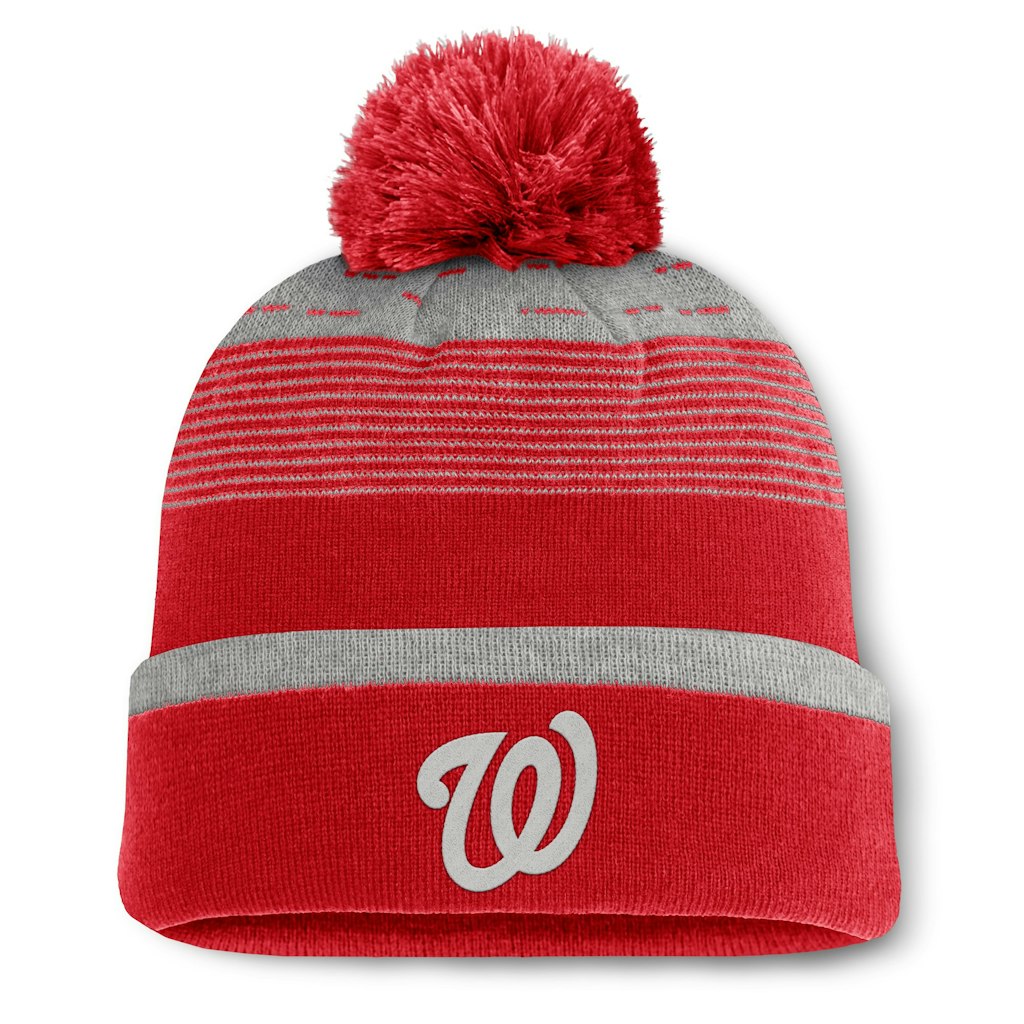 Fanatics Washington Nationals Gradient Cuffed Pom Knit Hat: $12.99