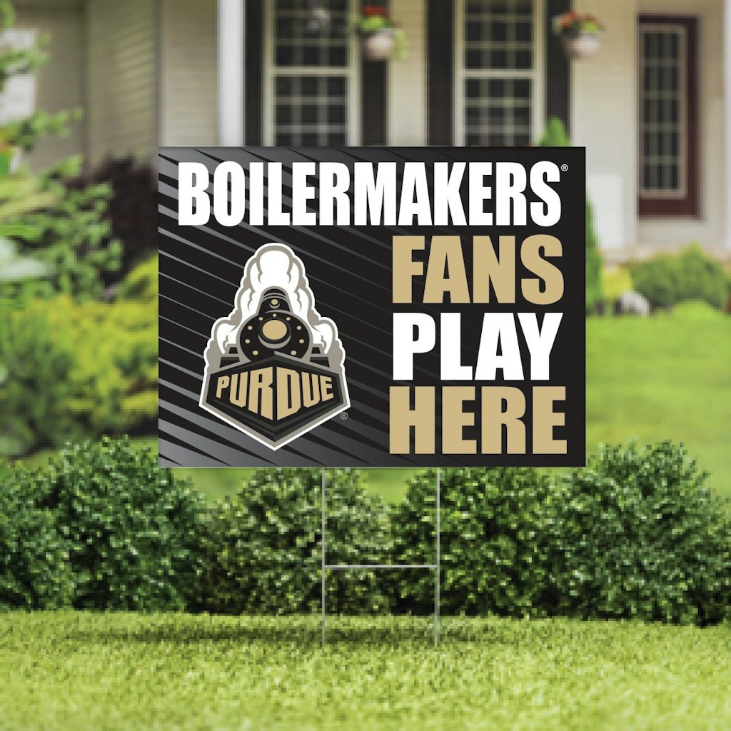 Purdue Boilermakers 18" x 24" Yard Sign: $31.99 Purdue Boilermakers 18" x 24" Yard Sign: $31.99