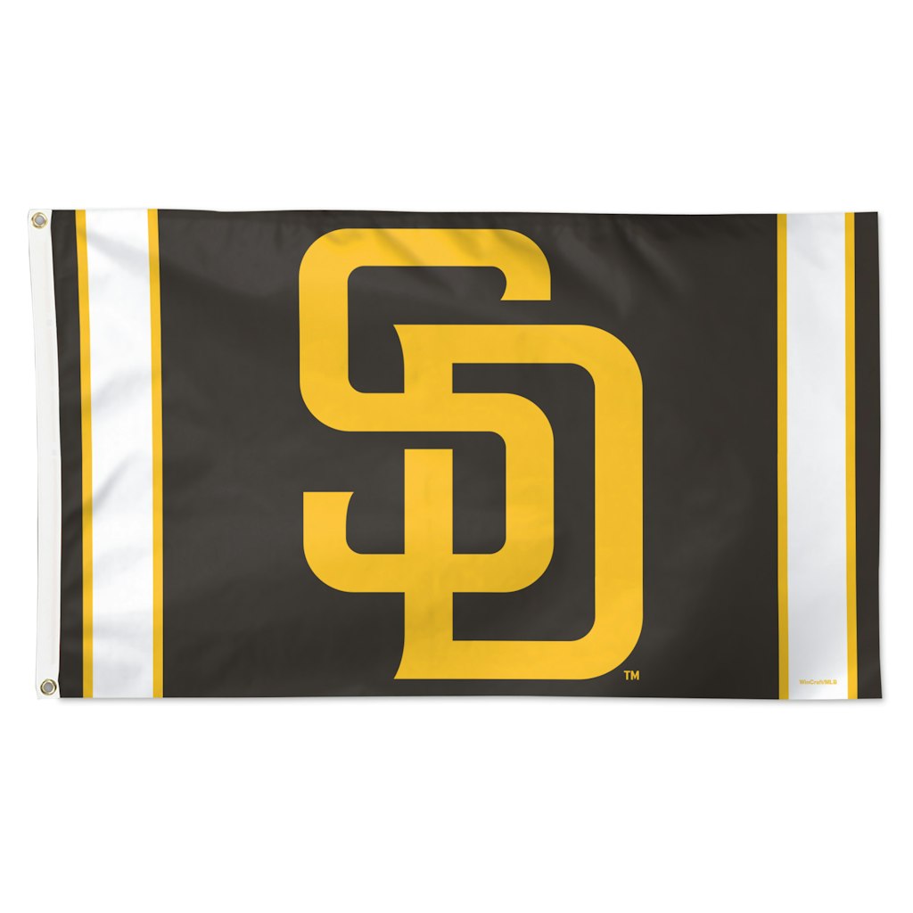 WinCraft San Diego Padres 3' x 5' Deluxe Flag: $39.99 WinCraft San Diego Padres 3' x 5' Deluxe Flag: $39.99