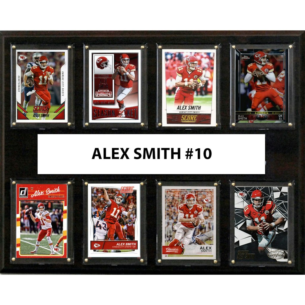 Alex Smith Kansas City Chiefs 12" x 15" Plaque: $49.99 Alex Smith Kansas City Chiefs 12" x 15" Plaque: $49.99