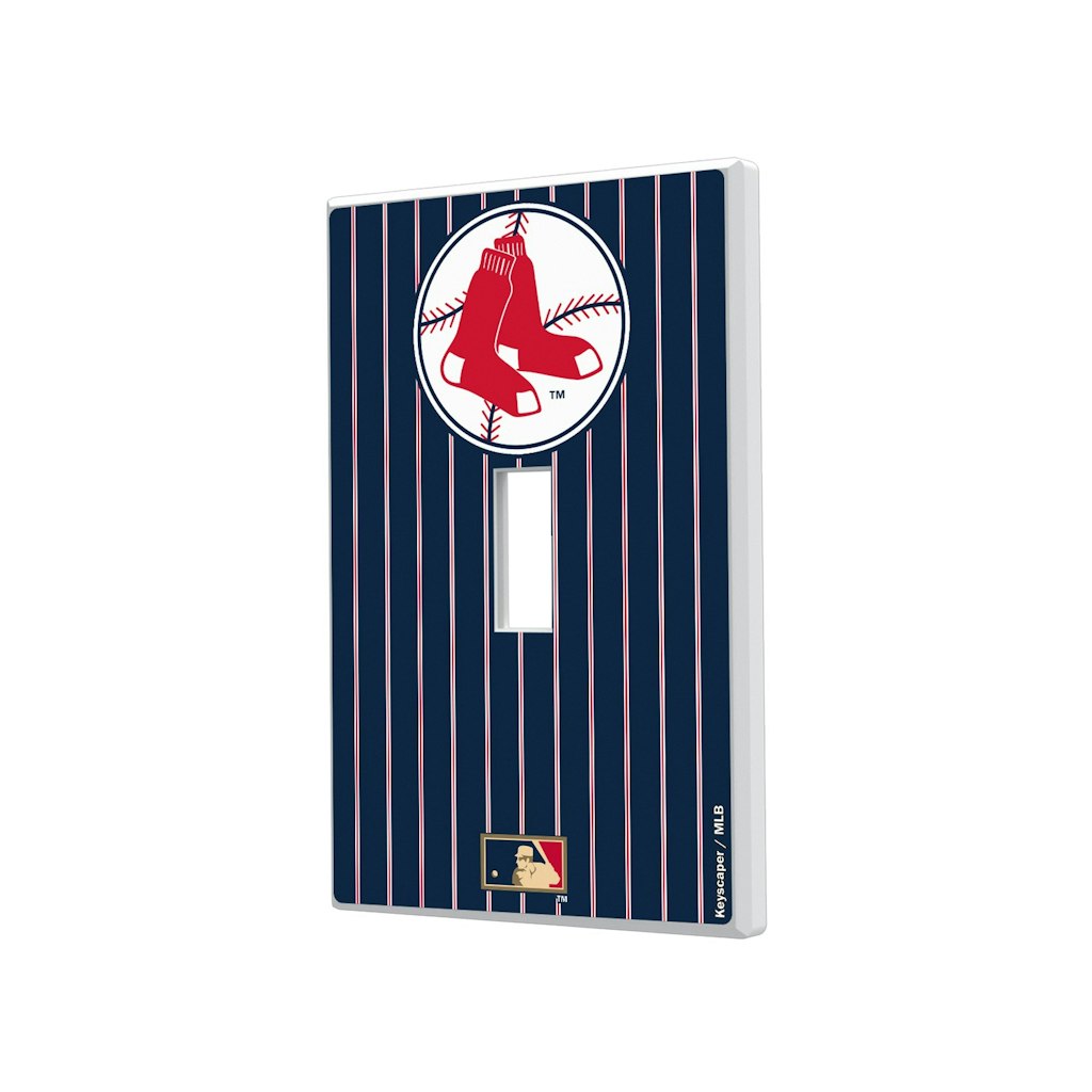 Boston Red Sox 1970-1975 Cooperstown Pinstripe Single Toggle Light Switch Plate: $29.99