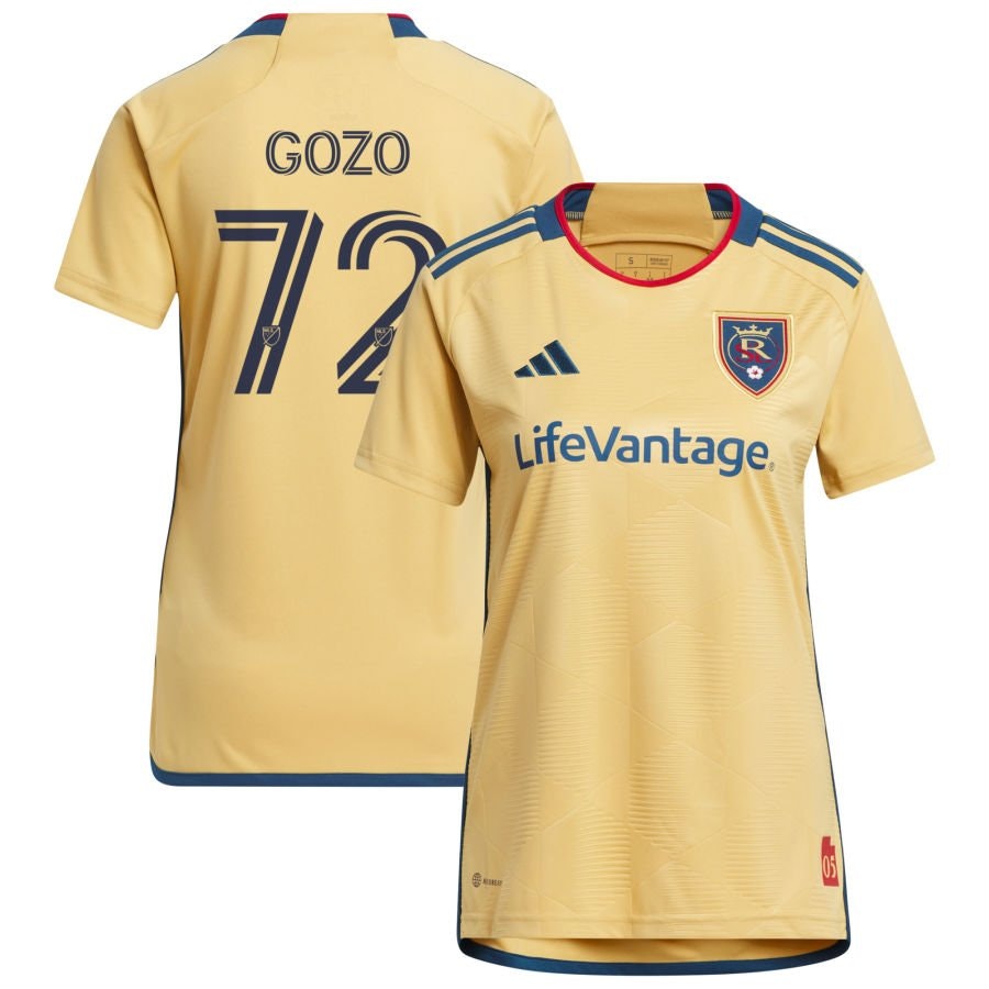 Zavier Gozo Women's Real Salt Lake 2023 Beehive State Replica Jersey: $134.99 Zavier Gozo Women's Real Salt Lake 2023 Beehive State Replica Jersey: $134.99